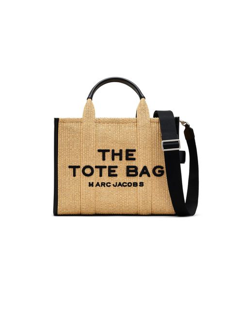 Marc Jacobs Black The Woven Medium Tote Bag