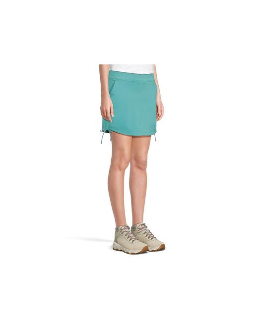 Columbia Blue All Seasons Ruched Skort Skirt, Elastane/Polyester