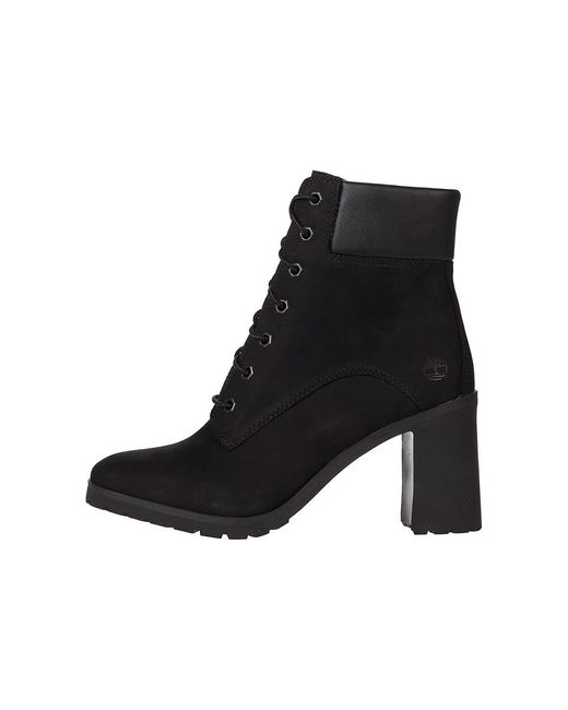 Timberland Black Allington 6 Lace-Up ( Nubuck) Shoes