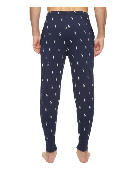 all over pony cotton jogger