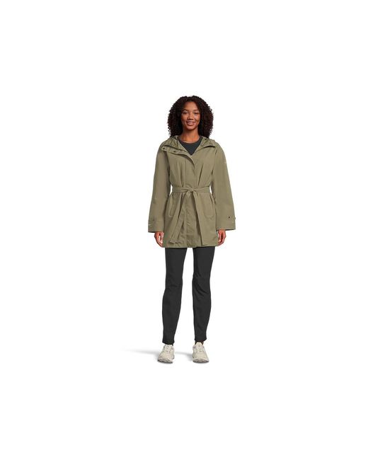 Columbia Green Here And Theretm Iii Trench Jacket Coat, Mesh/Polyester
