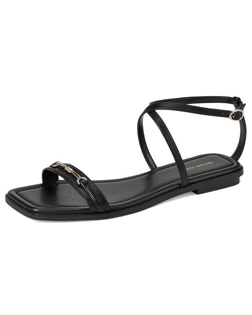 Michael Kors Black Lena Flat Sandal