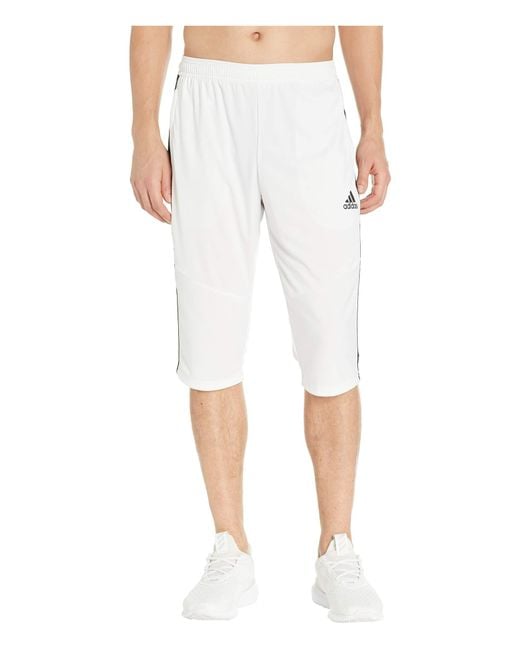 Adidas White Tiro 3/4 Pants (black/reflective Gold) Men's Clothing for men