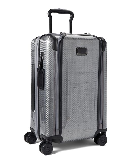 Tumi International Front Pocket Expandable 4 Wheeled Carryon in Gray