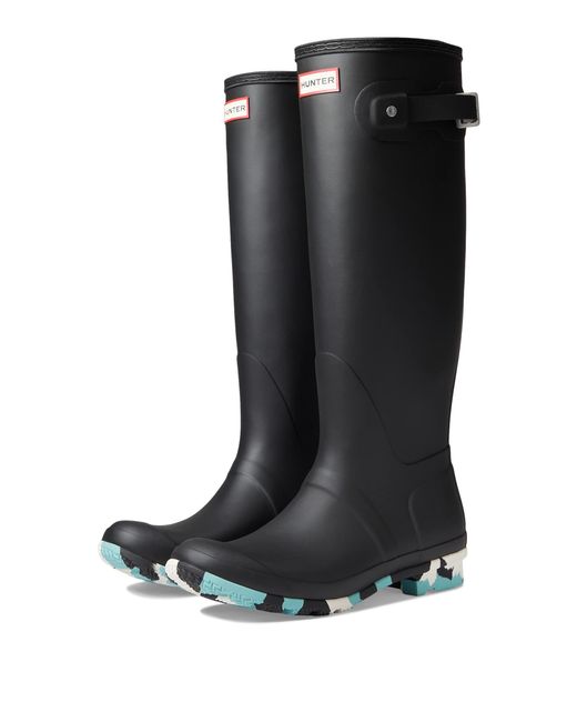 HUNTER Original Tall Color Splash Boot in Black Lyst