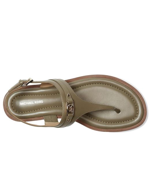MICHAEL Michael Kors Metallic Mandy Thong Sandal Sandals, Synthetic