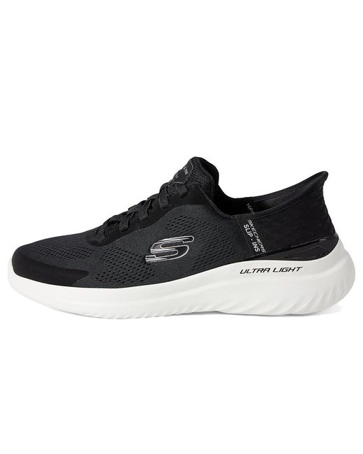 Skechers Black Bounder 2.0 Emerged Hands Free Slip-Ins Shoes/ 7 D for men