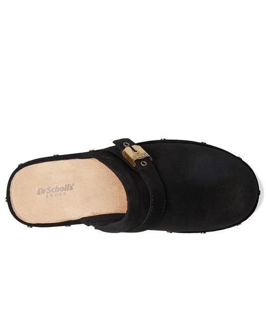 Dr. Scholls Black Original Flex Clog Mule/Clog Shoes Shoes, Leather/Suede