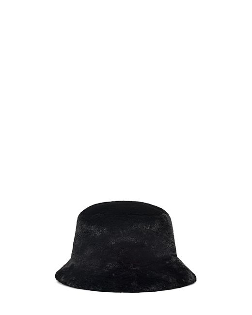 Ugg Black Faux Fur Bucket Hat