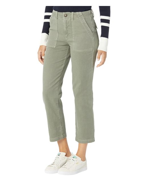 Faherty Cotton Utility Pants in Olive (Green) Lyst