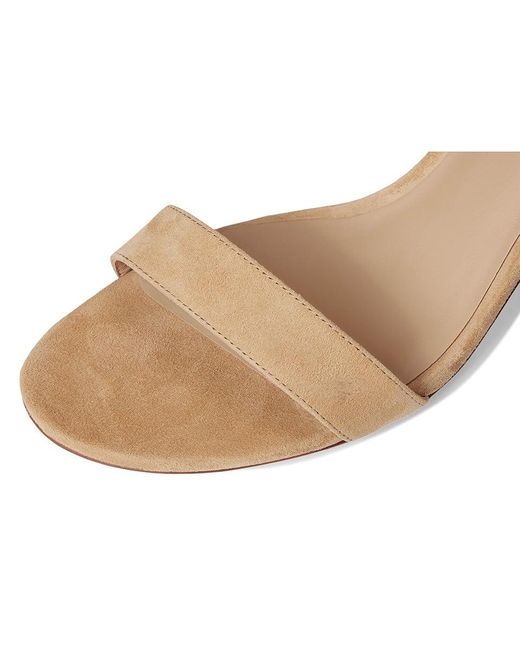 Ralph Lauren Black Allie Mid-Heel Suede Sandals Sandals 11 B