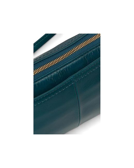Hobo International Green Darcy Crossbody Handbags, Leather