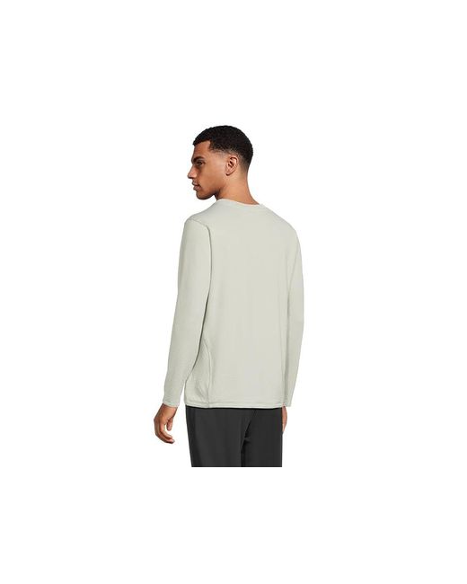 Brooks White Notch Thermal Long Sleeve 3.0 Workout, Polyester/Spandex for men
