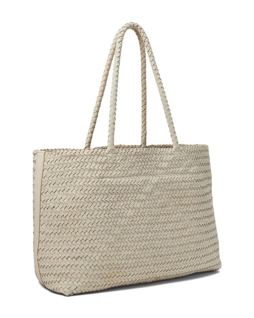 Madewell Natural Transport E/w Woven Tote