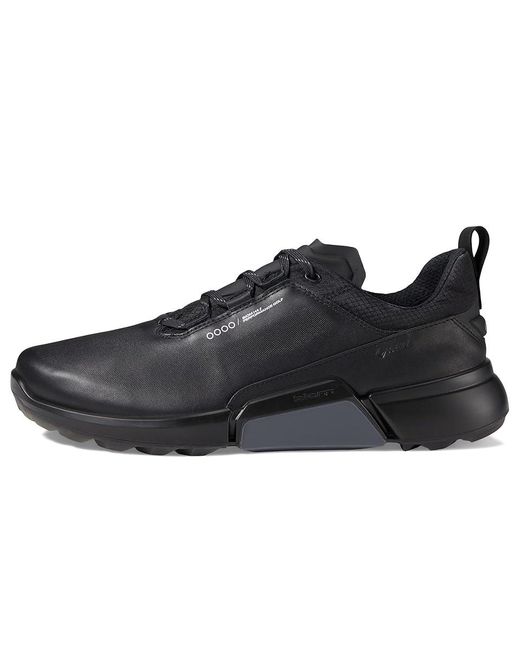 Ecco Black Biom H4 Gore-Tex(R) Waterproof Golf Hybrid ( Cow Leather) Shoes for men