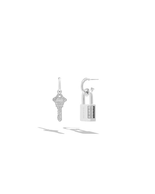Balmain Key & Lock Earrings in Metallic | Lyst