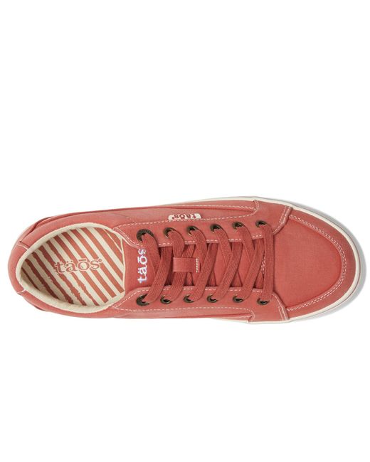 taos red sneakers