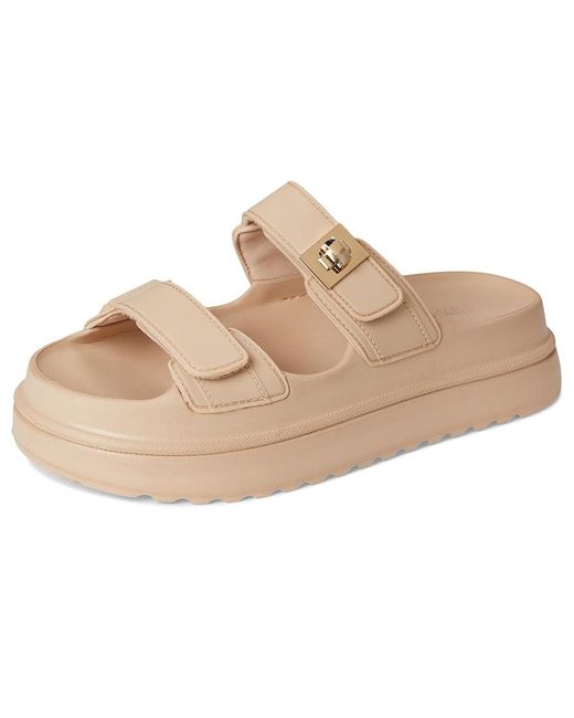 Steve Madden Natural Bigschmona Sandals, Suede