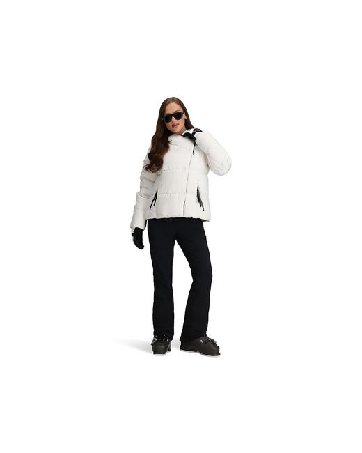 Obermeyer Black Calypso Down Jacket Clothing, Polyester/Spandex