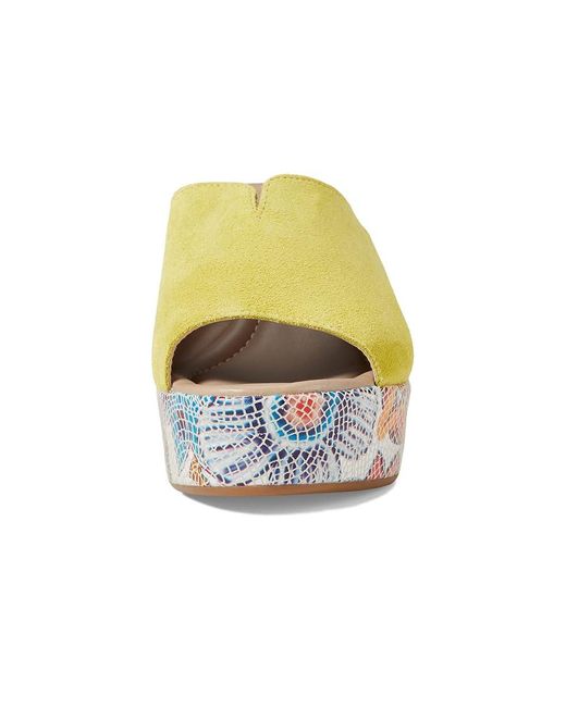 Spring Step Yellow Laylani ( Suede) Shoes