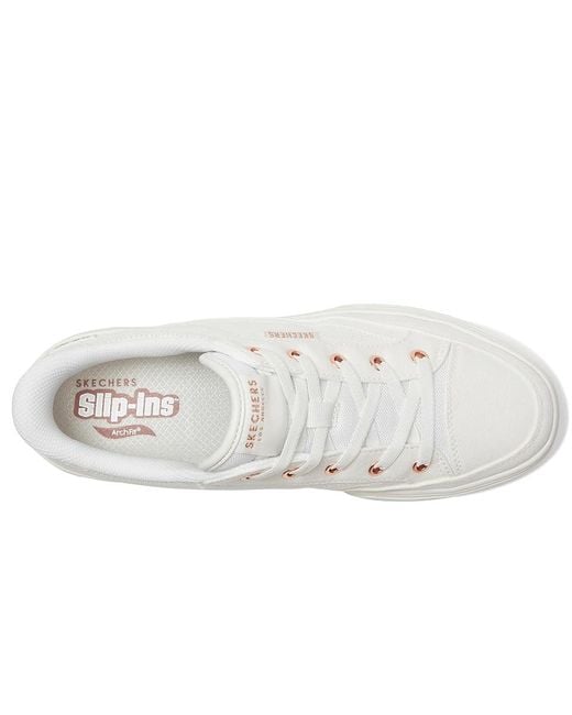 Skechers White Arch Fit Arcade-See Ya There Hands-Free Slip-Ins Shoes 5.5 B
