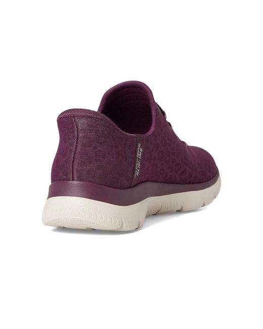 Skechers Purple Arch Fit Summits Hands Free Slip-Ins Shoes 8 B