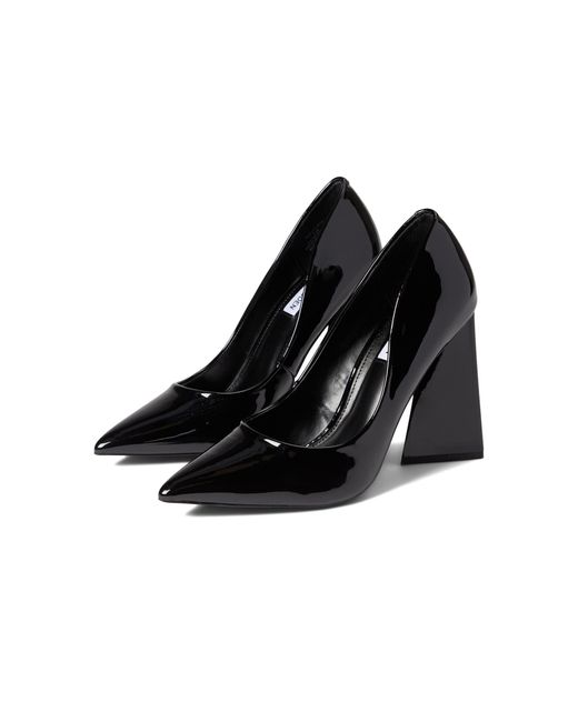 Steve Madden Leather Pickee Pump in Black | Lyst