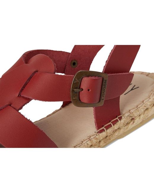 Fly London Red Sowa551Fly Sandals, Leather/Rubber