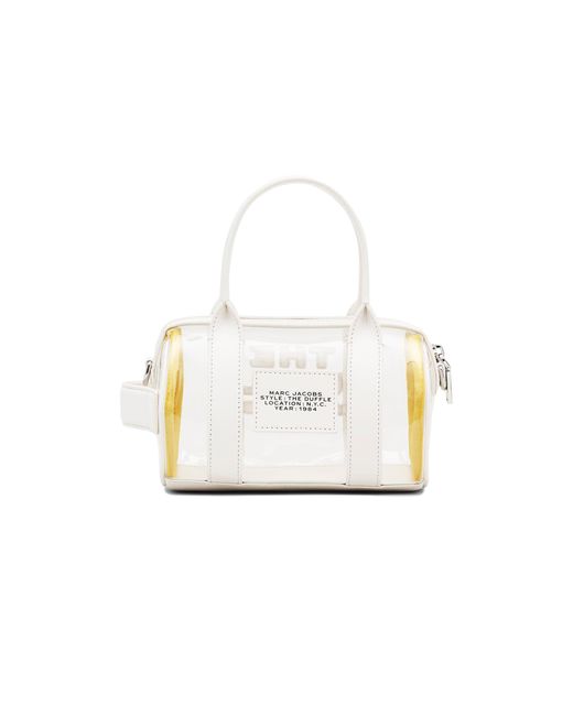 Marc Jacobs White The Clear Mini Duffle Bag