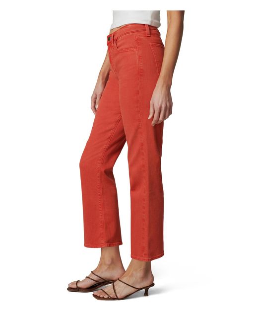 Joe's Jeans Red The Callie Cropped Bootcut