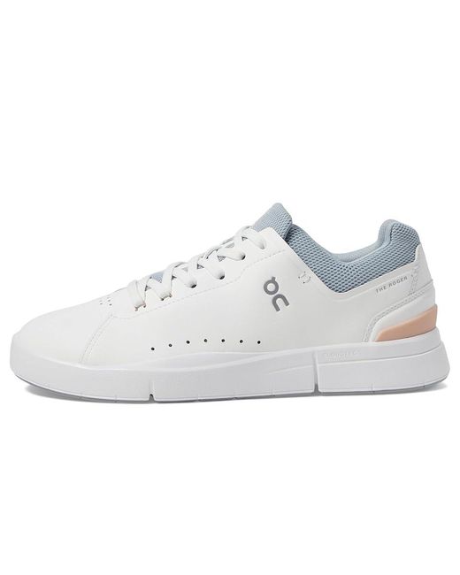 On Shoes White The Roger Advantage 1 Shoes/Rosehip, Textile
