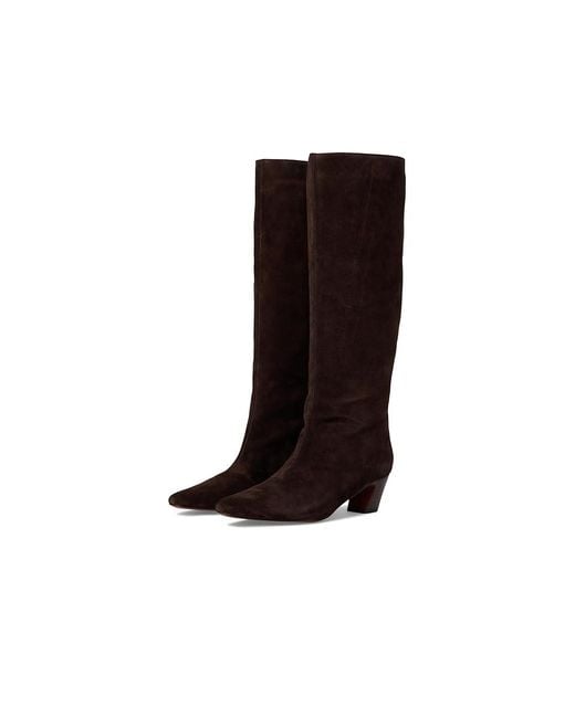 Loeffler Randall Black Marley Kicked Heel Tall Boots Boots 8.5 B