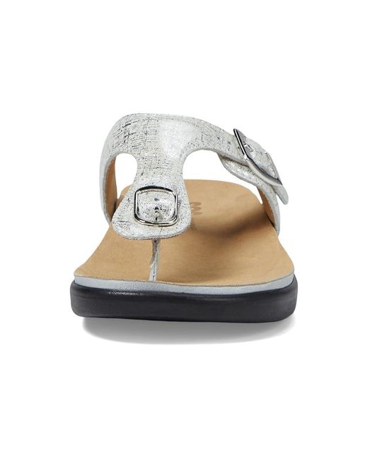 SAS Black Sanibel Comfort Thong Sandal (Shiny) Shoes