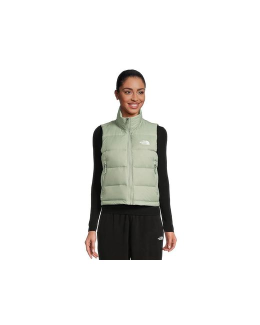 The North Face Black Hydrenalitetm Down A-Line Vest Coat, Nylon/Taffeta