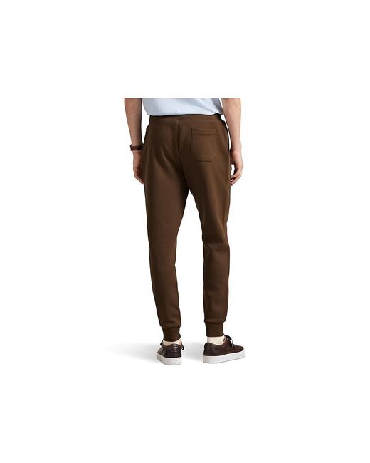 Polo Ralph Lauren Black Double-Knit Jogger Pants Casual Pants, Cotton/Polyester for men