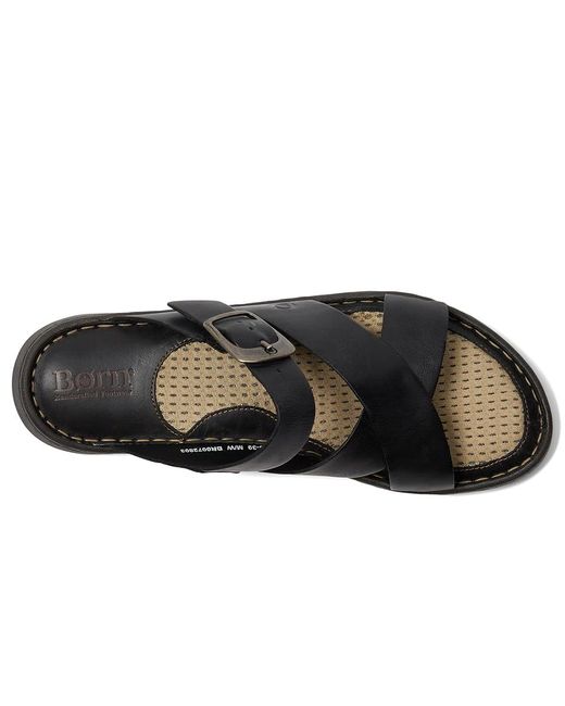 Born Black Salas Sandals 6 M (B) Leather