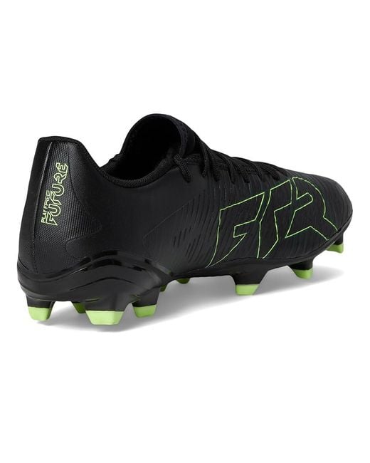 PUMA Black Future 8 Play Firm, Artificial Ground Soccer Cleats Soccer Shoes/Fizzy Light/ Terrain 10.5 D for men