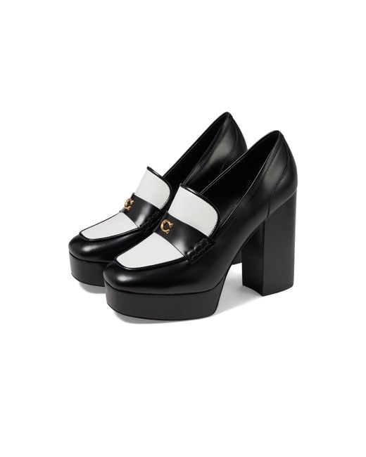 COACH Ilyse Platform Loafer in Black Lyst
