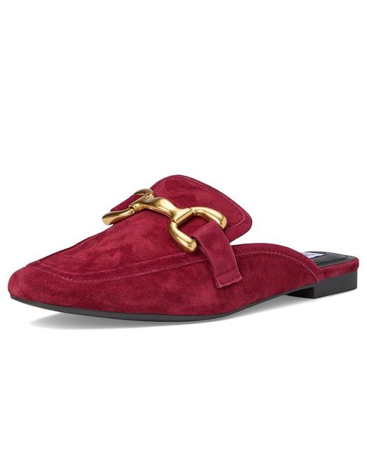 Steve Madden Red Fortunate Flat Shoes