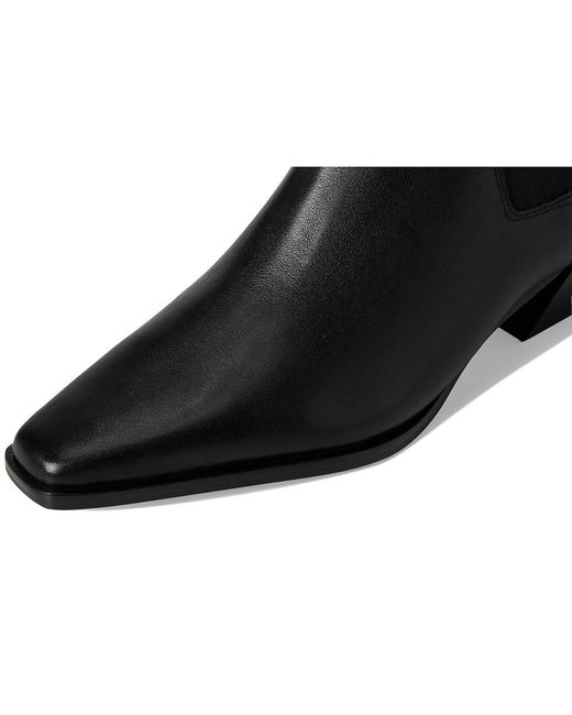 Steve Madden Black Evan Boots, Leather/Rubber