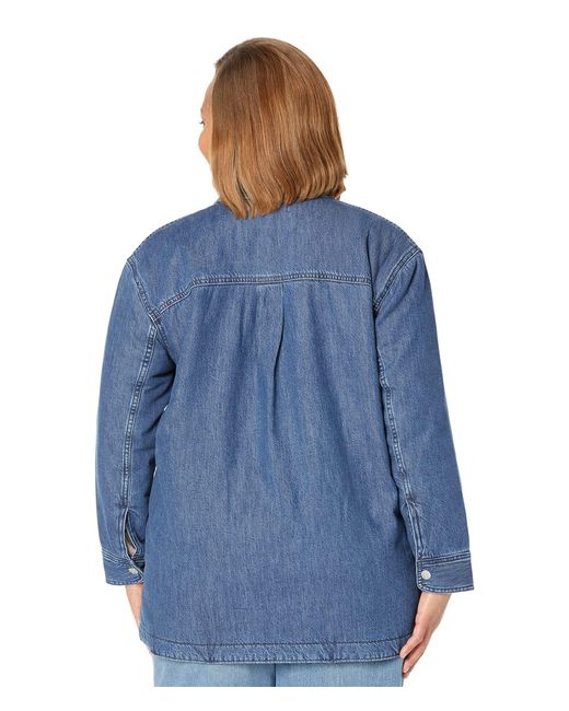 Madewell Women's Plus Botanical Yarn-Dye Edition Denim Shirt