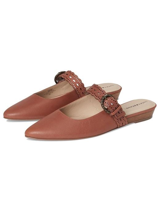 Lucky Brand Brown Nicona Flat Shoes 8.5 B