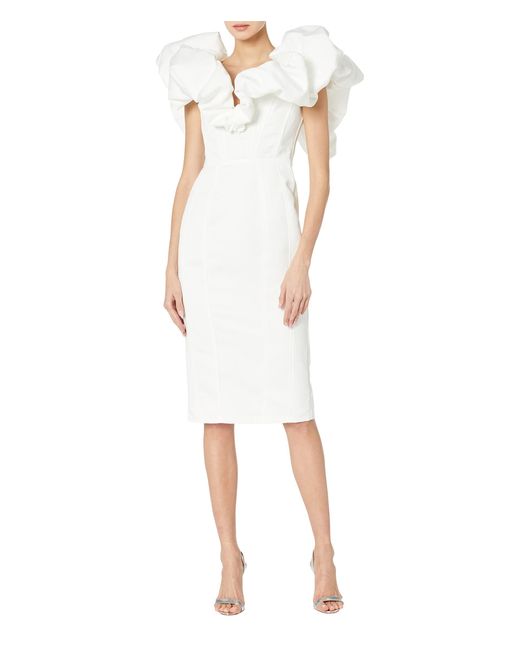 Line & Dot Samara Dress in White | Lyst