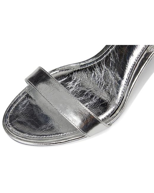 Tory Burch Black Double T Buckle Heel Sandals 85 Mm Sandals, Leather