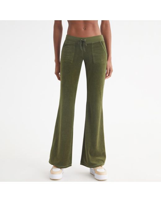 Juicy Couture Heritage Low Rise Track Pants in Green Lyst