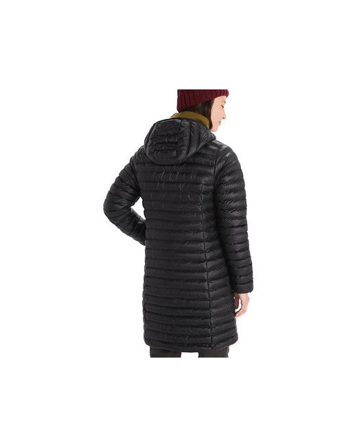 Marmot Black Echo Featherless Long Jacket Coat 2, Polyester