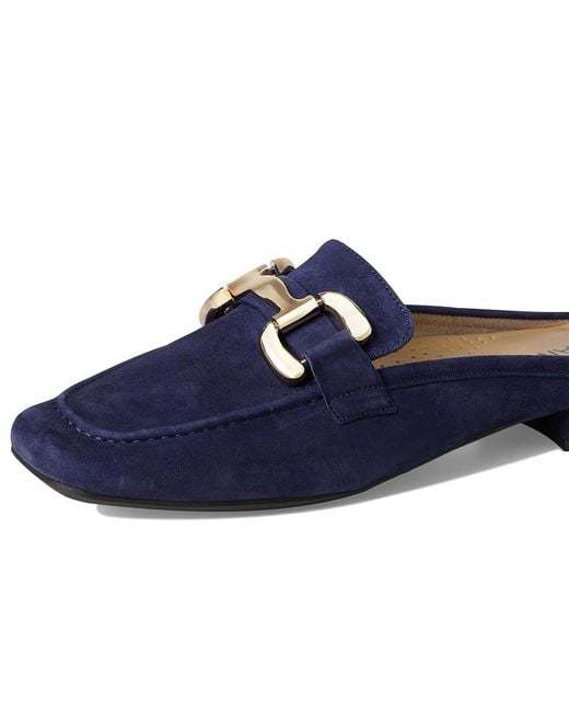 Vaneli Blue Shaine Dress Flat Shoes 9.5 M (B) Leather/Nappa/Suede