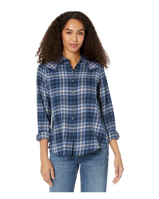 Ariat Cotton Real Billie Jean Shirt in Blue | Lyst