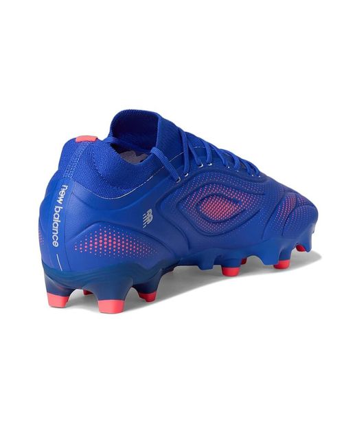 New Balance Blue Tekela Team Low Laced Fg V5 Soccer Cleats Soccer Shoes Gemstone/Energy/ Us 11
