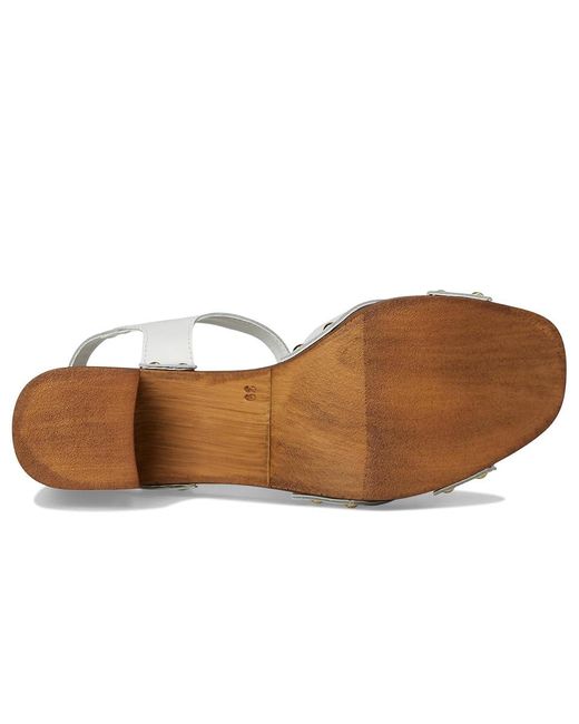 Dune White Judies Wedge Shoes 40 (Us 10) B